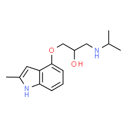 ChemSpider 2D Image | Mepindolol | C15H22N2O2