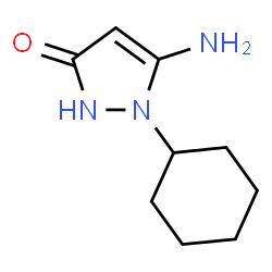 ChemSpider 2D Image | 5-amino-1-cyclohexyl-2H-pyrazol-3-one | C9H15N3O