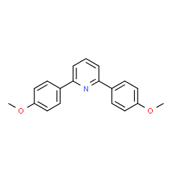 ChemSpider 2D Image | 2,6-Bis(4-methoxyphenyl)pyridine | C19H17NO2