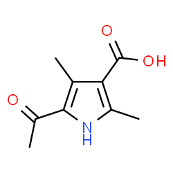 ChemSpider 2D Image | 5-Acetyl-2,4-dimethyl-1H-pyrrole-3-carboxylic acid | C9H11NO3