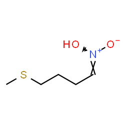 ChemSpider 2D Image | [(1Z)-4-(Methylsulfanyl)butylidene]azinic acid | C5H11NO2S