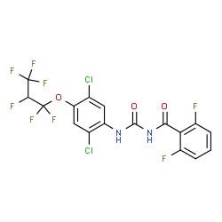 ChemSpider 2D Image | lufenuron | C17H8Cl2F8N2O3