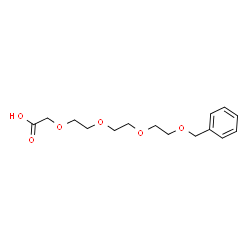 ChemSpider 2D Image | 1-Phenyl-2,5,8,11-tetraoxatridecan-13-oic acid | C15H22O6