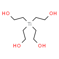 ChemSpider 2D Image | Tetrakis(2-hydroxyethyl)titanium | C8H20O4Ti