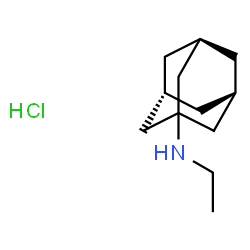 ChemSpider 2D Image | (3s,5s,7s)-N-Ethyl-1-adamantanamine hydrochloride (1:1) | C12H22ClN