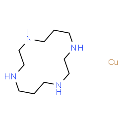 ChemSpider 2D Image | 1,4,8,11-Tetraazacyclotetradecane - copper (1:1) | C10H24CuN4
