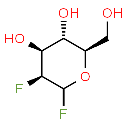 ChemSpider 2D Image | 2-Deoxy-2-fluoro-D-mannopyranosyl fluoride | C6H10F2O4