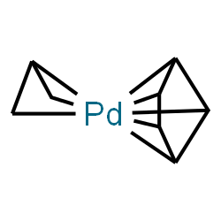 ChemSpider 2D Image | [(1,2,3,4,5-eta)-Cyclopentadienyl][(1,2,3-eta)-1,2,3-propanetriyl]palladium | C8H10Pd