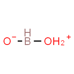 ChemSpider 2D Image | Oxonioborinate | H3BO2