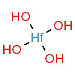 ChemSpider 2D Image | Hafnium tetrahydroxide | H4HfO4