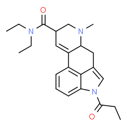 ChemSpider 2D Image | 1-propionyl-lysergic acid diethylamide | C23H29N3O2