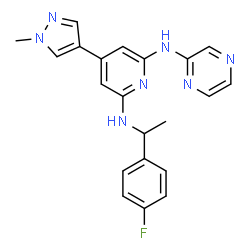 ChemSpider 2D Image | Ilginatinib | C21H20FN7