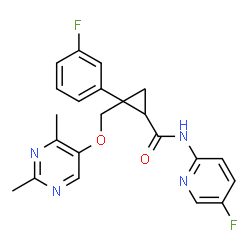 ChemSpider 2D Image | lemborexant | C22H20F2N4O2
