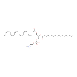 ChemSpider 2D Image | 1-STEAROYL-2-DOCOSAHEXANOYL-SN-GLYCERO-3-PHOSPHOCHOLINE | C48H84NO8P