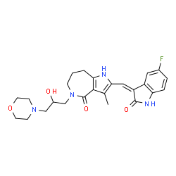 ChemSpider 2D Image | HENATINIB | C25H29FN4O4