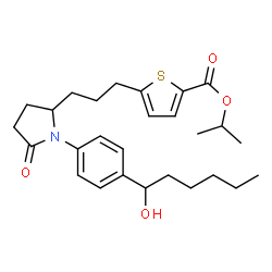 ChemSpider 2D Image | Aganepag isopropyl | C27H37NO4S