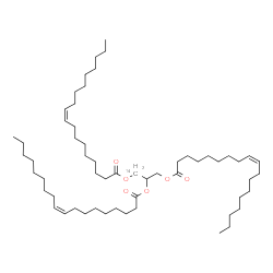 ChemSpider 2D Image | (1-~14~C)-1,2,3-Propanetriyl (9Z,9'Z,9''Z)tris(-9-octadecenoate) | C5614CH104O6