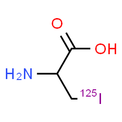 ChemSpider 2D Image | 3-(~125~I)Iodoalanine | C3H6125INO2