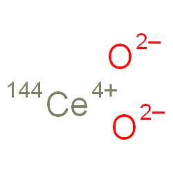 ChemSpider 2D Image | cerium-144(4+);oxygen(2-) | 144CeO2
