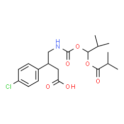 ChemSpider 2D Image | Arbaclofen placarbil | C19H26ClNO6