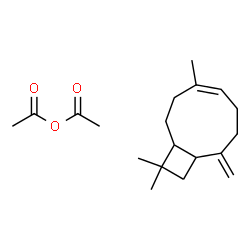 ChemSpider 2D Image | Acetic anhydride - (4Z)-4,11,11-trimethyl-8-methylenebicyclo[7.2.0]undec-4-ene (1:1) | C19H30O3