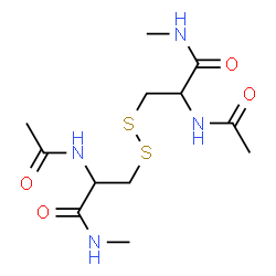 ChemSpider 2D Image | N,N'-Diacetyl-N,N'-dimethylcystinamide | C12H22N4O4S2