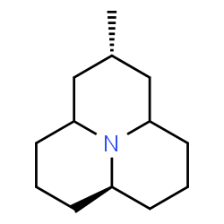 ChemSpider 2D Image | 2-Methyldodecahydropyrido[2,1,6-de]quinolizine | C13H23N