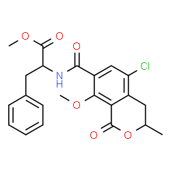 ChemSpider 2D Image | O-METHYLOCHRATOXIN A, METHYL ESTER | C22H22ClNO6