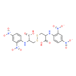 ChemSpider 2D Image | N,N'-Bis(2,4-dinitrophenyl)(1-~14~C)cystine | C1714CH16N6O12S2