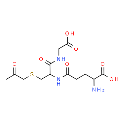 ChemSpider 2D Image | gamma-Glutamyl-S-(2-oxopropyl)cysteinylglycine | C13H21N3O7S