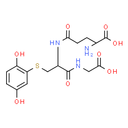 ChemSpider 2D Image | gamma-Glutamyl-S-(2,5-dihydroxyphenyl)cysteinylglycine | C16H21N3O8S