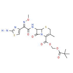 ChemSpider 2D Image | cefetamet pivoxil | C20H25N5O7S2