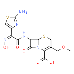 ChemSpider 2D Image | Cefdaloxime | C14H15N5O6S2