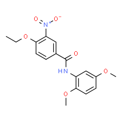 ChemSpider 2D Image | N-(2,5-Dimethoxyphenyl)-4-ethoxy-3-nitrobenzamide | C17H18N2O6