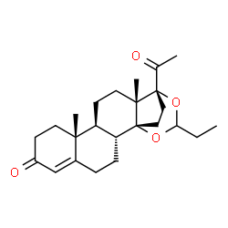ChemSpider 2D Image | Proligestone | C24H34O4