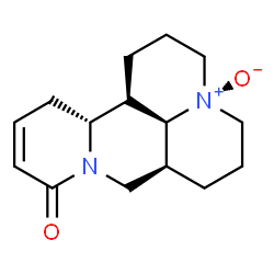 ChemSpider 2D Image | (4S,7aS,13aR,13cS)-2,3,6,7,7a,8,13,13a,13b,13c-Decahydro-1H,5H,10H-dipyrido[2,1-f:3',2',1'-ij][1,6]naphthyridin-10-one 4-oxide | C15H22N2O2