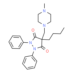 ChemSpider 2D Image | Pipebuzone | C25H32N4O2