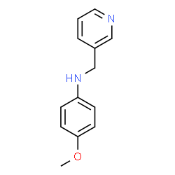 ChemSpider 2D Image | 4-Methoxy-N-(3-pyridinylmethyl)aniline | C13H14N2O