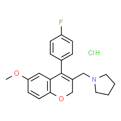 ChemSpider 2D Image | AX-024 (hydrochloride) | C21H23ClFNO2
