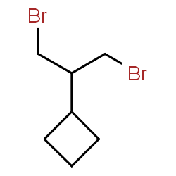 ChemSpider 2D Image | (1,3-Dibromo-2-propanyl)cyclobutane | C7H12Br2