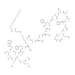 ChemSpider 2D Image | (2S)-5-[[(5S)-5-[[(2R)-2-[[(2R)-2-[[(2S)-5-amino-2-[[2-[[(2S)-2-[[(2S)-2-[[(2S)-2-[[(2S)-2-[[(2S)-2-[[(2S)-2-[[(2S)-2-[[(2S)-2-[[(2S,3S)-2-[[(2S)-2-[[(2S,3S)-2-[[2-[[(2S)-2-[[(2R)-2-[[(2S)-2-amino-3-(1H-imidazol-5-yl)propanoyl]amino]propanoyl]amino]-4-carboxy-butanoyl]amino]acetyl]amino]-3-hydroxy-butanoyl]amino]-3-phenyl-propanoyl]amino]-3-hydroxy-butanoyl]amino]-3-hydroxy-propanoyl]amino]-3-carboxy-propanoyl]amino]-3-methyl-butanoyl]amino]-3-hydroxy-propanoyl]amino]-3-hydroxy-propanoyl]amino]-3-(4-hydroxyphenyl)propanoyl]amino]-4-methyl-pentanoyl]amino]-4-carboxy-butanoyl]amino]acetyl]amino]-5-oxo-pentanoyl]amino]propanoyl]amino]propanoyl]amino]-6-[[(1S)-1-[[(1S)-1-benzyl-2-[[(1S,2R)-1-[[(1R)-2-[[(1S)-2-[[(1S)-1-[[(1S)-1-[[(1S)-1-[[2-[[(1S)-1-(carboxymethylcarbamoyl)-4-guanidino-butyl]amino]-2-oxo-ethyl]carbamoyl]-4-guanidino-butyl]carbamoyl]-2-methyl-propyl]carbamoyl]-3-methyl-butyl]amino]-1-(1H-indol-3-ylmethyl)-2-oxo-ethyl]amino]-1-methyl-2-oxo-ethyl]carbamoyl]-2-methyl-butyl]amino]-2-oxo-ethyl]carbamoyl]-3-carboxy-propyl]amino]-6-oxo-hexyl]amino]-2-(hexadecanoylamino)-5-oxo-pentanoic acid | C172H265N43O51