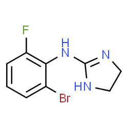 ChemSpider 2D Image | Romifidine | C9H9BrFN3