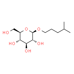 ChemSpider 2D Image | 4-Methylpentyl beta-D-glucopyranoside | C12H24O6
