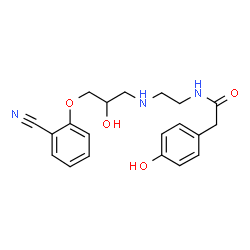 ChemSpider 2D Image | Epanolol | C20H23N3O4