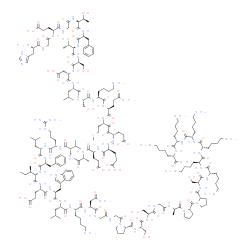 ChemSpider 2D Image | (4S,7S)-4-[2-[(1S)-1-[[(1S)-1-[[(1R)-2-[[(1S)-1-[[(1S)-1-[[(1S)-1-[[(1S)-2-[[(1S,2R)-1-[[(1S)-1-[[(1S)-2-[[(1S)-1-[[(1S)-5-amino-1-[[(1S)-3-amino-1-[[2-[[2-[(2S)-2-[[(1S)-2-[[(1S)-2-[[2-[[(1R)-2-[(2S)-2-[(2S)-2-[[(1S)-2-[[(1S)-5-amino-1-[[(1S)-5-amino-1-[[(1S)-5-amino-1-[[(1S)-5-amino-1-[[(1S)-5-amino-1-[[(1S)-5-amino-1-carbamoyl-pentyl]carbamoyl]pentyl]carbamoyl]pentyl]carbamoyl]pentyl]carbamoyl]pentyl]carbamoyl]pentyl]amino]-1-(hydroxymethyl)-2-oxo-ethyl]carbamoyl]pyrrolidine-1-carbonyl]pyrrolidin-1-yl]-1-methyl-2-oxo-ethyl]amino]-2-oxo-ethyl]amino]-1-(hydroxymethyl)-2-oxo-ethyl]amino]-1-(hydroxymethyl)-2-oxo-ethyl]carbamoyl]pyrrolidin-1-yl]-2-oxo-ethyl]amino]-2-oxo-ethyl]carbamoyl]-3-oxo-propyl]carbamoyl]pentyl]carbamoyl]-3-methyl-butyl]amino]-1-(1H-indol-3-ylmethyl)-2-oxo-ethyl]carbamoyl]-3-carboxy-propyl]carbamoyl]-2-methyl-butyl]amino]-1-benzyl-2-oxo-ethyl]carbamoyl]-3-methyl-butyl]carbamoyl]-4-guanidino-butyl]carbamoyl]-2-methyl-propyl]amino]-1-methyl-2-oxo-ethyl]carbamoyl]-3-carboxy-propyl]carbamoyl]-3-carboxy-propyl]hydrazino]-7-[[(2S)-5-amino-2-[[(2S)-6-amino-2-[[(2S)-2-[[(2S)-2-[[(2S)-2-[[(2S)-2-[[(2S,3S)-2-[[(2S)-2-[[(2S,3S)-2-[[2-[[(2S)-2-[[2-[[(2S)-2-amino-3-(1H-imidazol-5-yl)propanoyl]amino]acetyl]amino]-4-carboxy-butanoyl]amino]acetyl]amino]-3-hydroxy-butanoyl]amino]-3-phenyl-propanoyl]amino]-3-hydroxy-butanoyl]amino]-3-hydroxy-propanoyl]amino]-3-carboxy-propanoyl]amino]-4-methyl-pentanoyl]amino]-3-hydroxy-propanoyl]amino]hexanoyl]amino]-5-oxo-pentanoyl]amino]-9-methylsulfanyl-5,6-dioxo-nonanoic acid | C215H347N61O65S