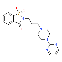ChemSpider 2D Image | Revospirone | C18H21N5O3S