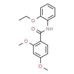 ChemSpider 2D Image | N-(2-Ethoxyphenyl)-2,4-dimethoxybenzamide | C17H19NO4