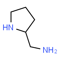 ChemSpider 2D Image | pyrrolidin-2-ylmethylamine | C5H12N2
