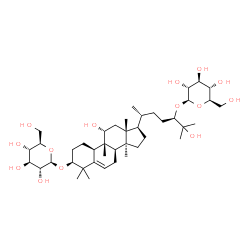 ChemSpider 2D Image | (1S,4R,8beta,9beta,11alpha,24R)-1-(beta-D-Glucopyranosyloxy)-11,25-dihydroxy-9,10,14-trimethyl-4,9-cyclo-9,10-secocholest-5-en-24-yl beta-D-glucopyranoside | C42H72O14