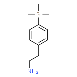 ChemSpider 2D Image | 2-[4-(Trimethylsilyl)phenyl]ethanamine | C11H19NSi